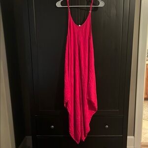 Elan Pink Asymmetrical High-Low Sundress